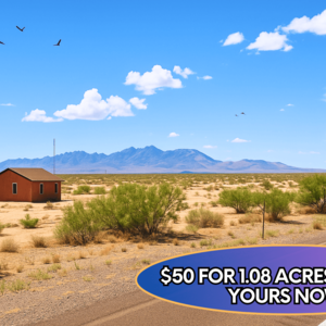 Paired Lots Fading Fast! Buy Your 1.08-Acre Lot For Just $50