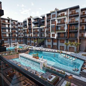 Apartment 59 sqm with Direct Main Street View in El Hadaba