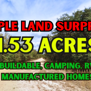 RARE 3 Adjacent Land Alert! 1.53-Acre Land for JUST $50/Down