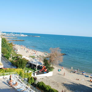 On the beach