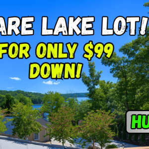 Rare 0.24 Acre Lakefront Lot in Camden County. Only $99/Down