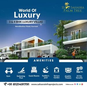 Court Amenities villas in Nandikutkur Road by SS Sahasra Pal
