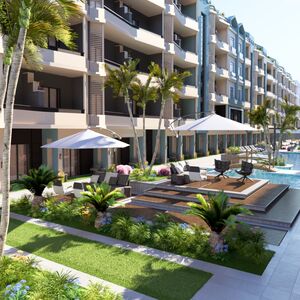 studio apartment 34sqm pool view for sale, in hurghada 