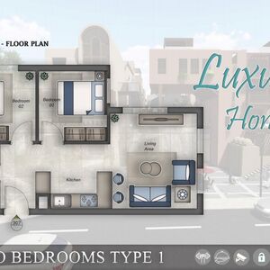  2 Bedroom Apartment with Private Roof | Sea View