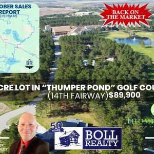 .5 Acre Lot on THUMPER POND GOLF COURSE 