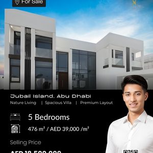 5 Bedroom Villa For Sale in Jubain Island, Abu Dhabi