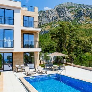 Mountain & Sea View 4-Bedroom Villa for Sale in Budva, Monte