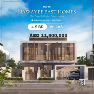 4 bedroom villa for sale at NAWAYEF EAST HOMES, Abu Dhabi