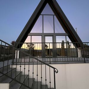 2 A-Frame houses with pools for sale