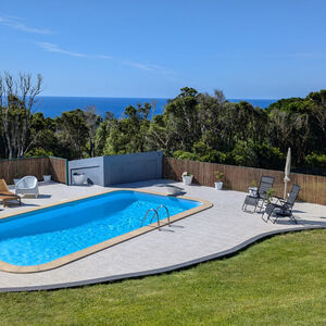 Azores Faial Island 180º Sea View Villa With Swimming Pool
