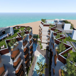 3-Bedroom Panoramic Apartment in Ibiza Bay - Hurghada
