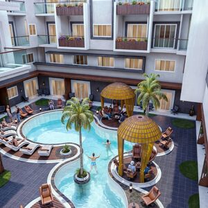 1bedroom apartment 60sqm street view for sale,hurghada