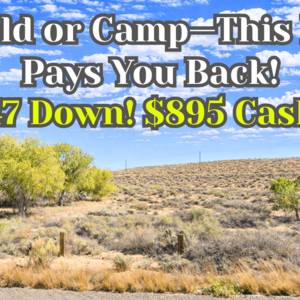 Smart Investment! 0.25 Acre Lot For $47/down or $895 Cash