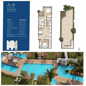 2-bedroom apartment with Roof area - Lazuli - Hurghada