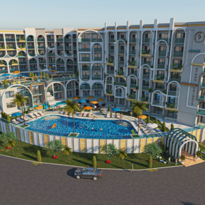 studio apartmet 68sqm sea&pool view for sale in hurghada