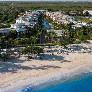 Blue Beach, Punta Cana on a white sand beach!