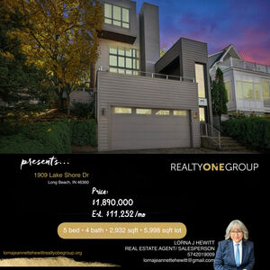 Architect-Designed 4-Level Mid-Century Modern Home with Lake