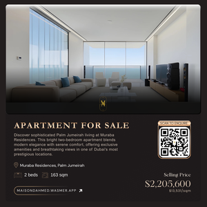 2-Bedroom Apartment for Sale in Muraba Residences, Dubai