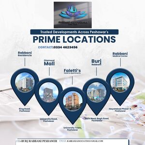 BURJ RABBANI,RABBANI HIGHT,DHA VILLS,RMC HAYATABAD