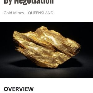 For sale gold mining area 