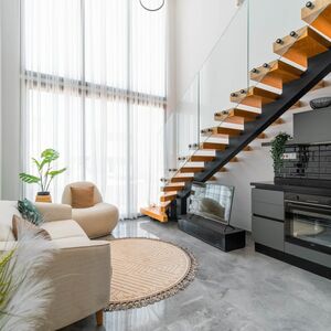 Cyprus apartment 73m2 with roof terrace and sea view