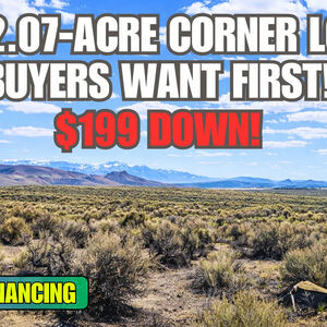 Buy Your Own Affordable 2.07 Acre Elko Land - Just $199/Down