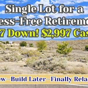 Own 0.90 Acre (Almost 1 Acre) Buildable Lot for $47/Down