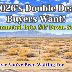 2026 Best Deal: 0.54-Acre 2 Connected Lots For Just $47/Down