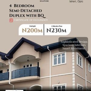 4 Bedroom Semi- Detached Duplex