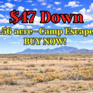 Low $47/Down for 0.56 Acres Luna Gem. Camp & Build. BUY NOW
