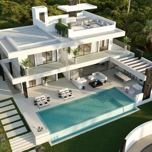GUADALMINA BAJA PLOT WITH LUXURY PROJECT FOR VILLA