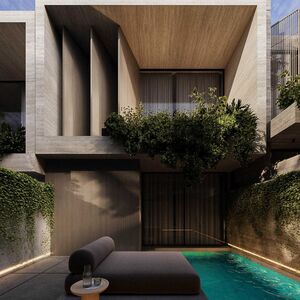 Pererenan, Priv&eacute; &ndash; Contemporary 2 Bedroom Riverside Villas