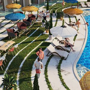 1BR Apartment 68Sqm Sea & Pool View