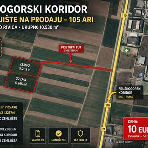 Two plots of land in Irig-Rivica for sale