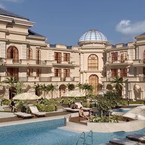 1bedroom apartment 73sqm pool view for sale, in hurghada