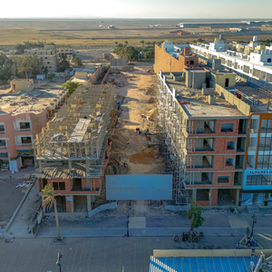 studio apartment 45sqm sea pool view for sale, hurghada,red 