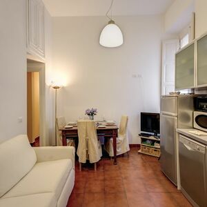 Apartment with two bedrooms, living room with kitchenette,