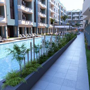 Studio 34Sqm directly on the pool