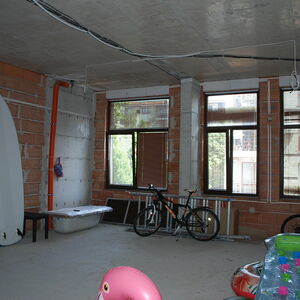 Unfinished commercial premises for a shop or other business 