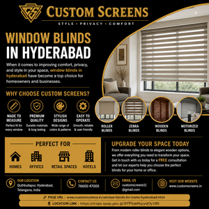 window blinds in hyderabad