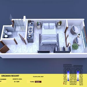 36sqm Studio in Aqua Orgwan Resort | 35% Down Payment | 