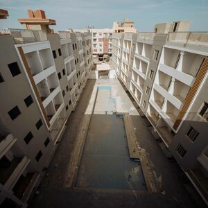 Mark Resort stands on Airport Road in Al Kawthar