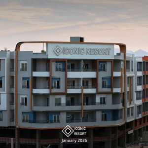 1BR apartment 78sqm street&mountain view for sale, Hurghada