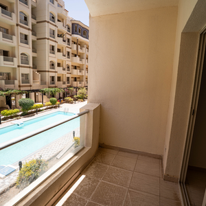 Apartment two bedrooms 100 Sqm pool view ready to move 