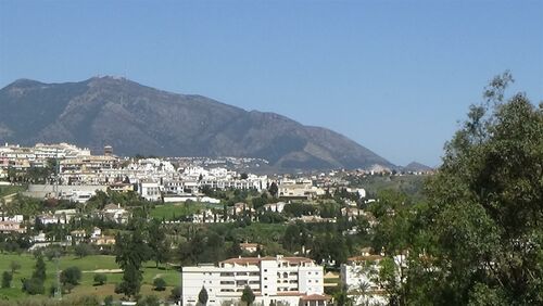 View to Mijas Mountain
