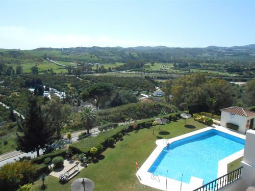 View over pool
