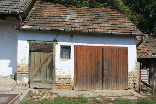 Garage and attic door