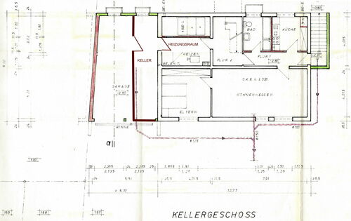 plan of the basement