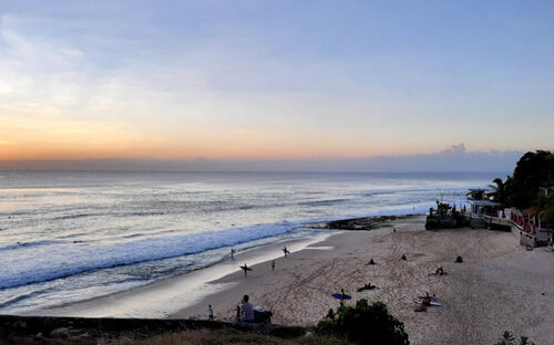 View of Beach Below