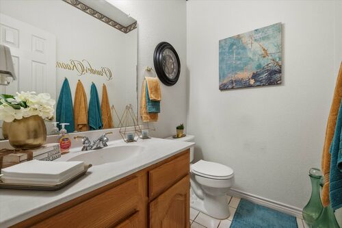 Powder bathroom